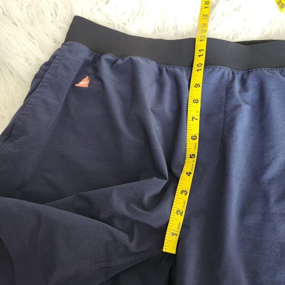 Fabletics The Franchise Shorts Mens XXL Blue 7” Lined Athletic Performance Gym - Picture 7 of 12